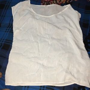 Old navy see through white shirt